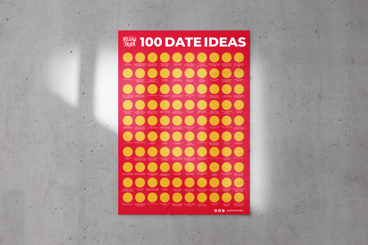 Happygetfit - Affiche à Scratch 100 dates - Affiche à gratter 100 dates -  Liste des