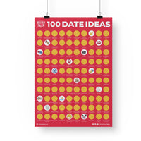 Thumbnail for Cupid's Unique 100 Date Idea Scratch-Off Poster